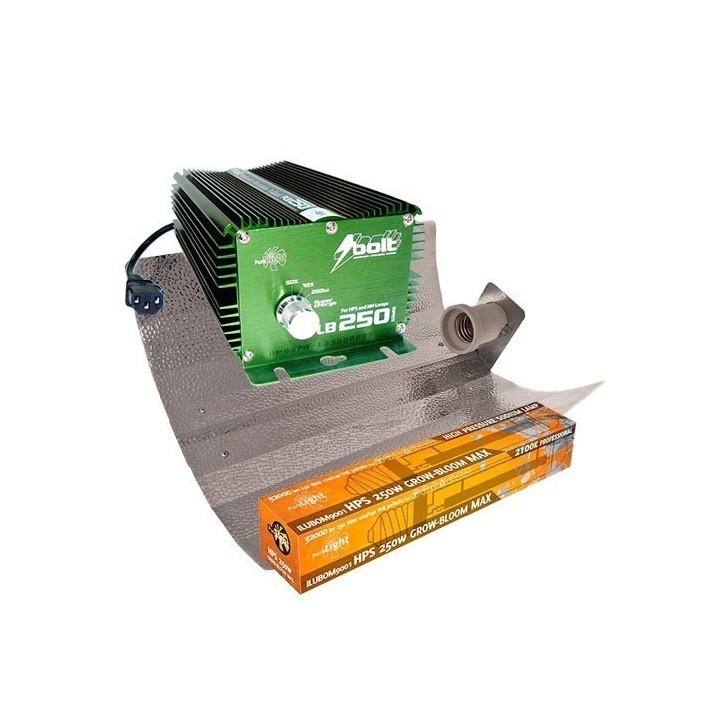 Kit 250 W Bolt + Reflector Stuco + Pure Light Hps 250 W