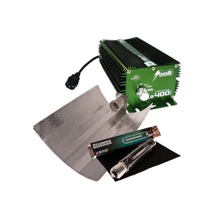 Kit 400 W Bolt + Reflector Stuco + Sylvania 400 W Grolux de Kit