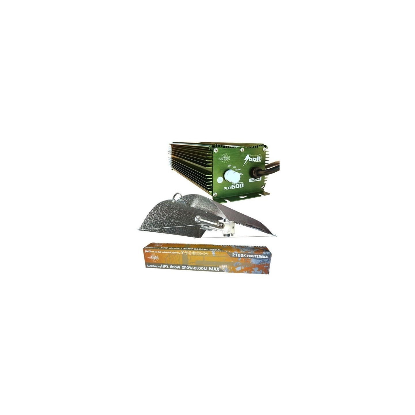 Kit 600 W Bolt + Adjust-a-wings® Enforcer Medium + Pure Light