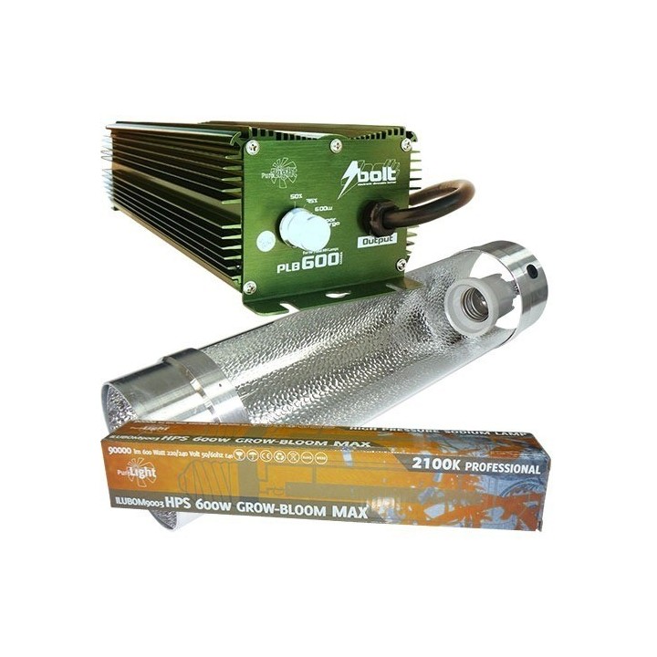 Kit 600 W Bolt + Cooltube 150 mm + Pure Light Hps 600 W
