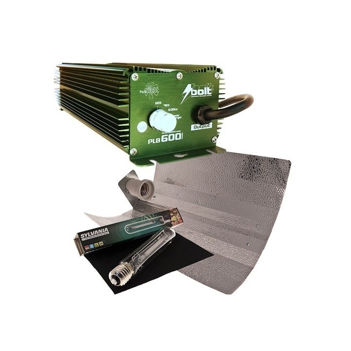 Kit 600 W Bolt + Reflector Stuco + Sylvania 600 W Grolux de Kit