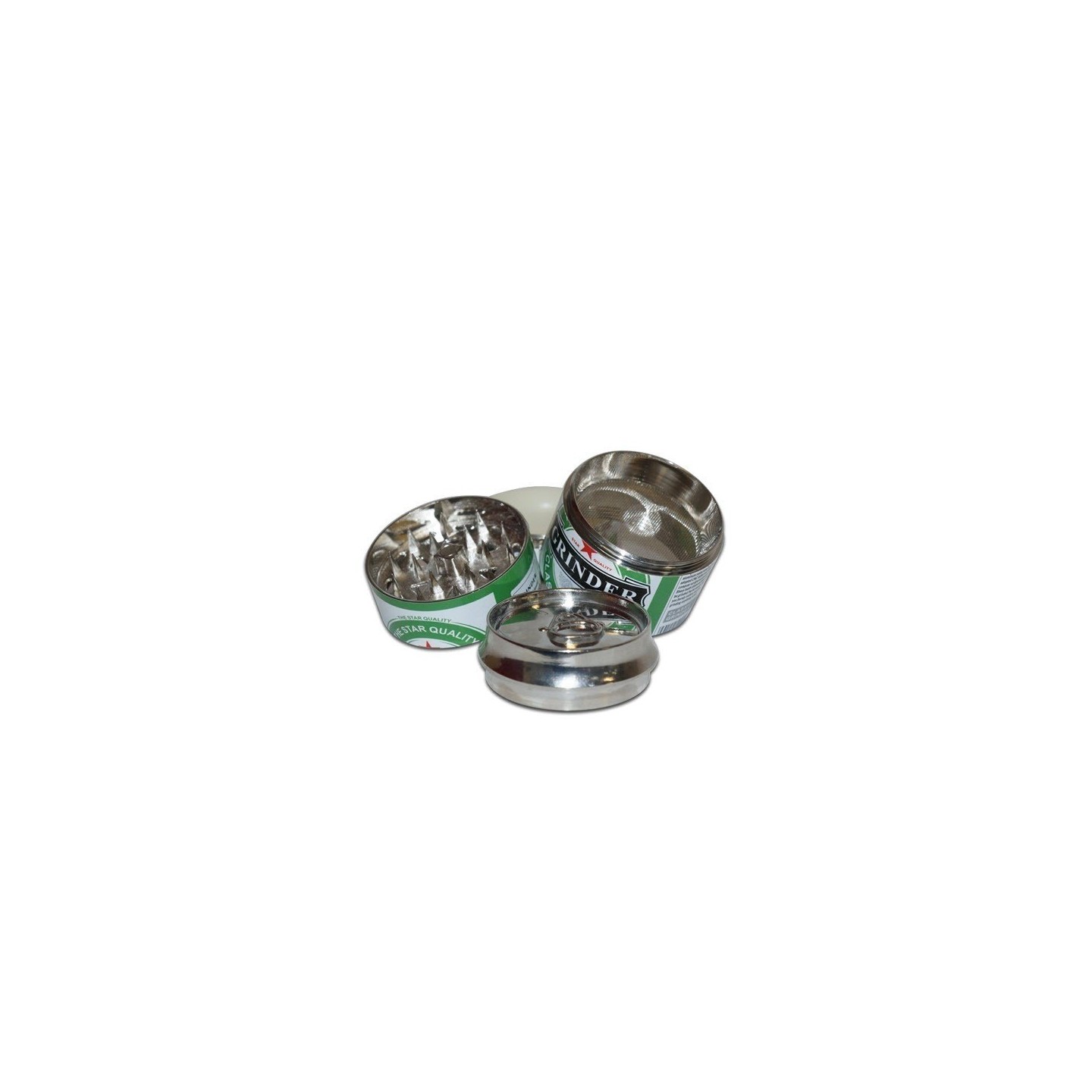 Grinder 4 Partes Lata Bebida 50 mm de Genericos MP